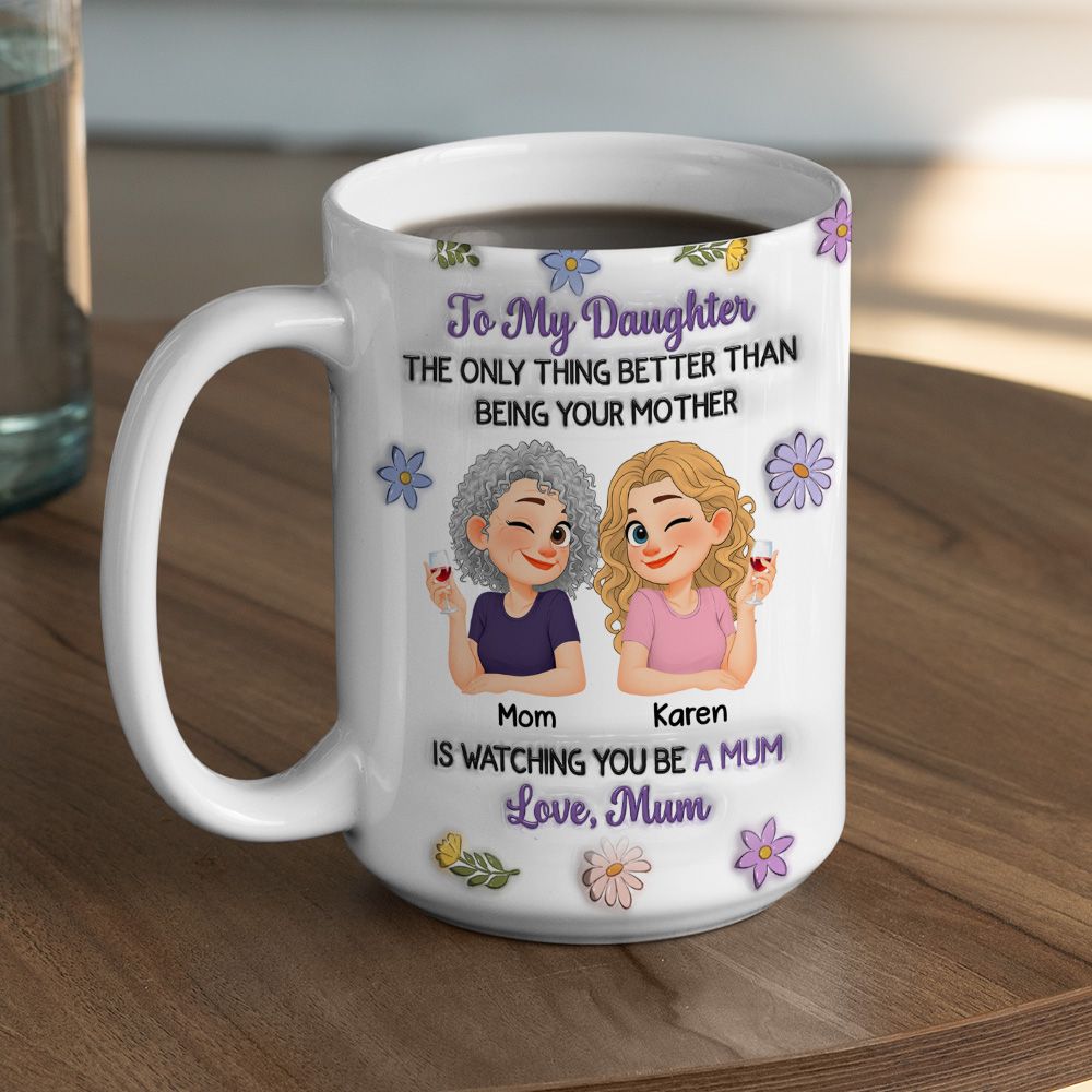 You And Me Linked Together - Personalized Custom Mug