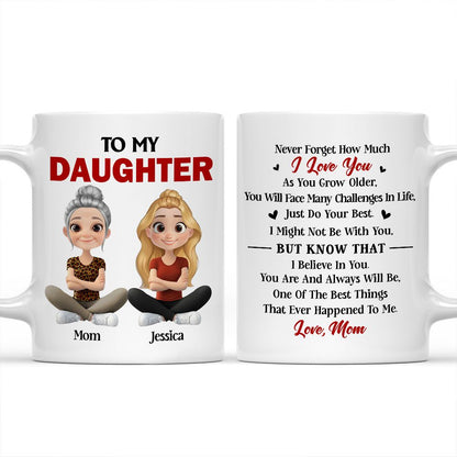 Just Do Your Best Daughter - Personalized Custom Coffee Mug