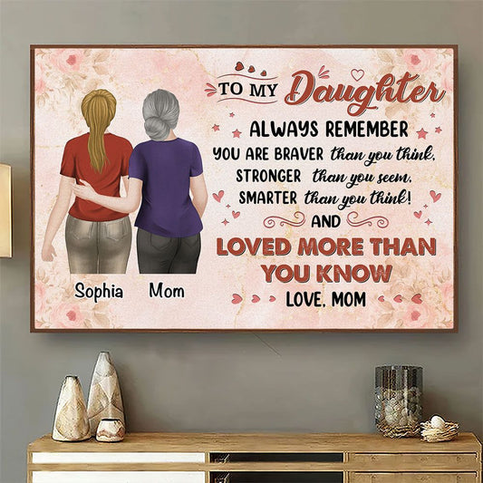 “You Are Amazing” Personalized Poster / Canvas - Custom Gift for Mother’s Day