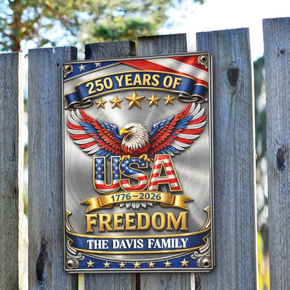 Our Freedom - Personalized Custom Metal Sign