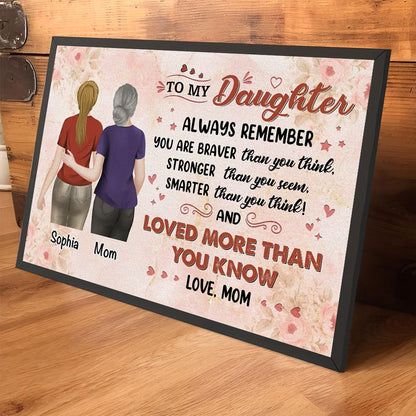 “You Are Amazing” Personalized Poster / Canvas - Custom Gift for Mother’s Day