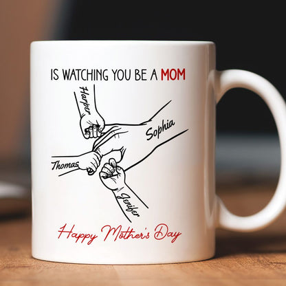 Personalized Mug: From Mom & Dad to Daughter - Watching You Be a Mom - Mother’s Day Gift for Daughter