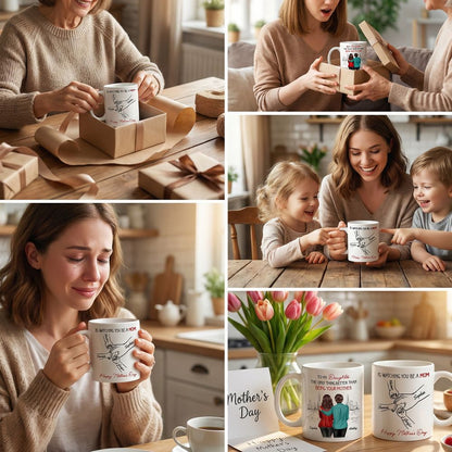 Personalized Mug: From Mom & Dad to Daughter - Watching You Be a Mom - Mother’s Day Gift for Daughter