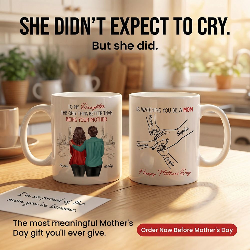 Personalized Mug: From Mom & Dad to Daughter - Watching You Be a Mom - Mother’s Day Gift for Daughter