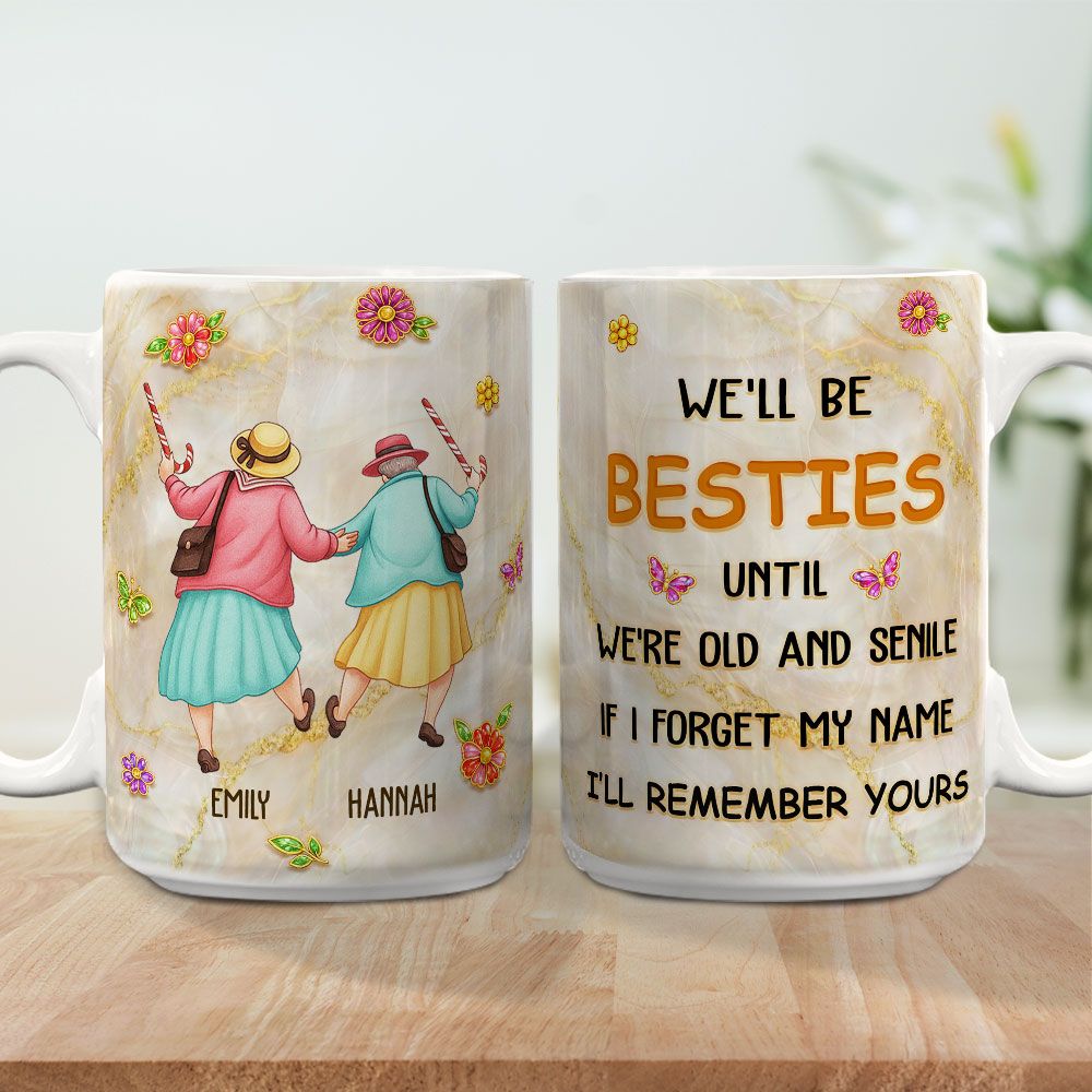 If I Forget My Name, I’ll Remember Yours - Personalized Mug