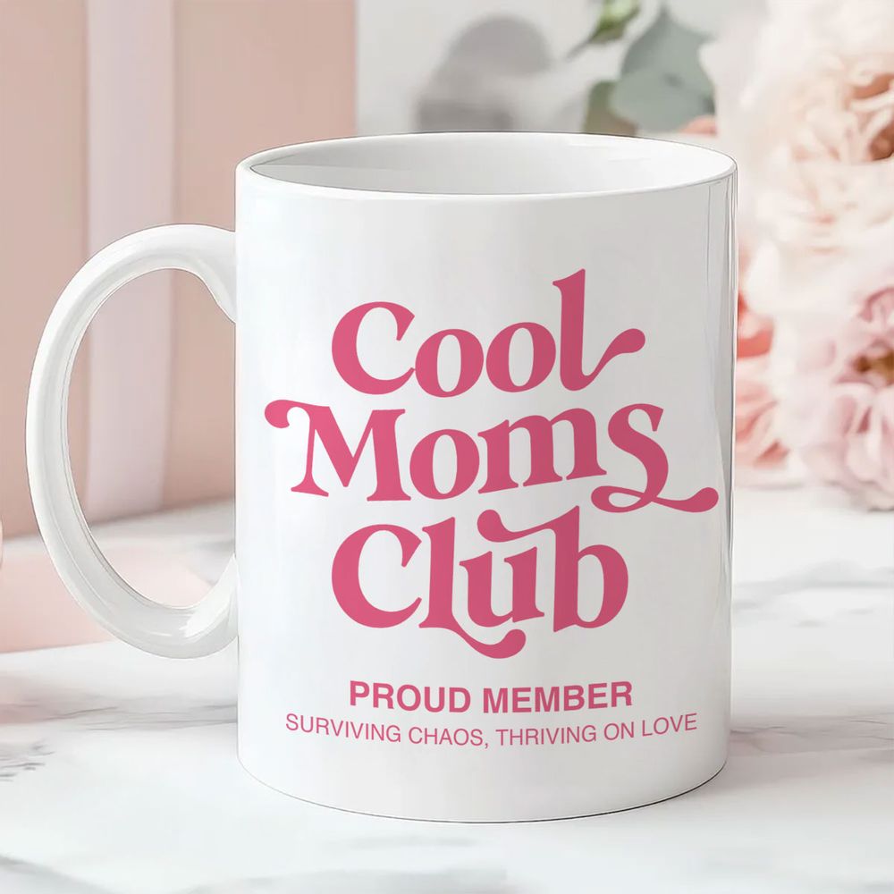 Personalized Cool Mom Club Mug - A Proud Member’s Mother’s Day Gift for Mom/Wife