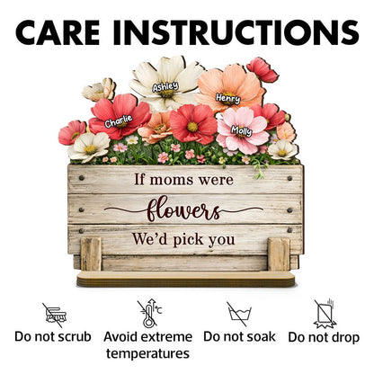 If Moms Were Flowers, We’d Pick You - Personalized Plaque