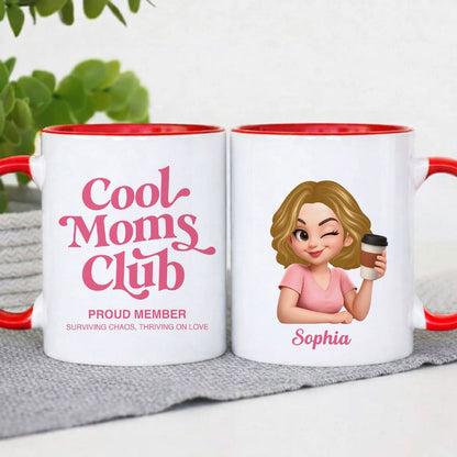 Personalized Cool Mom Club Mug - A Proud Member’s Mother’s Day Gift for Mom/Wife