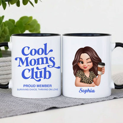Personalized Cool Mom Club Mug - A Proud Member’s Mother’s Day Gift for Mom/Wife