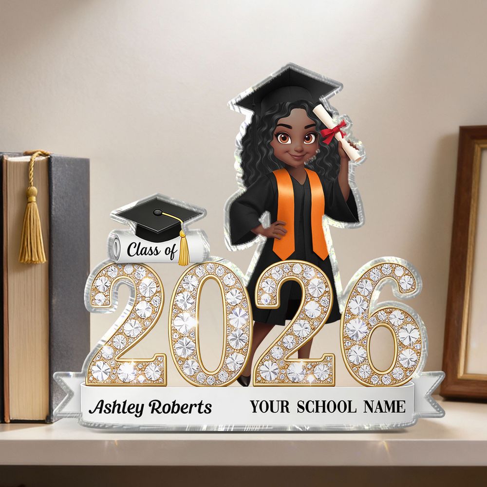 Personalized “Class Of” Senior Acrylic Plaque - Custom Graduation Keepsake Gift
