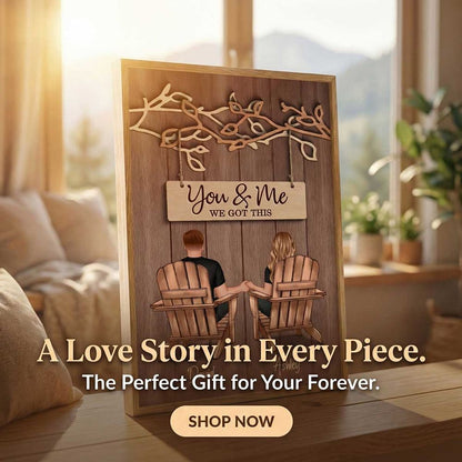 You & Me We Got This - Personalized Couple Under Eternal Tree Of Love Poster / Canvas