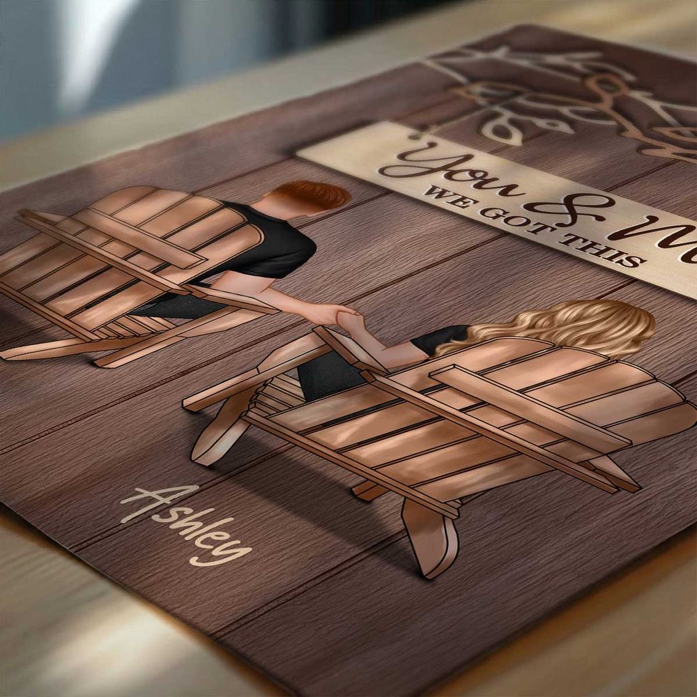 You & Me We Got This - Personalized Couple Under Eternal Tree Of Love Poster / Canvas