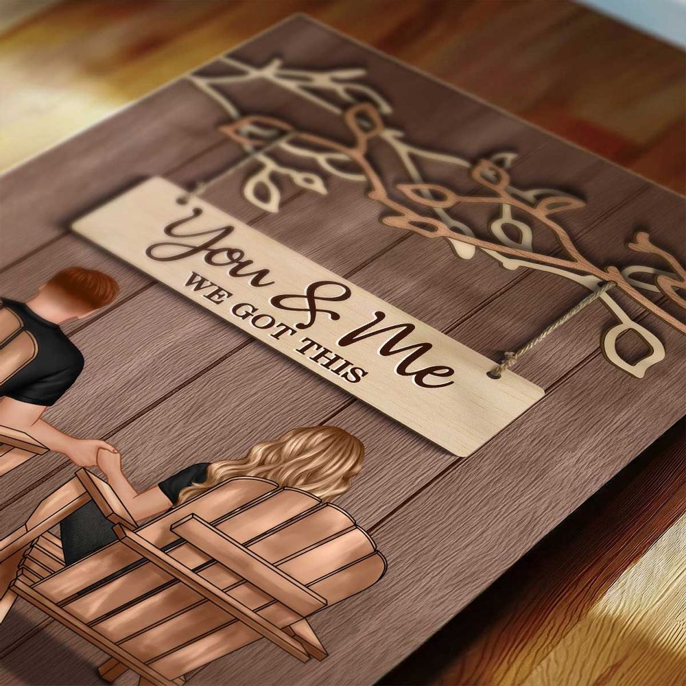 You & Me We Got This - Personalized Couple Under Eternal Tree Of Love Poster / Canvas