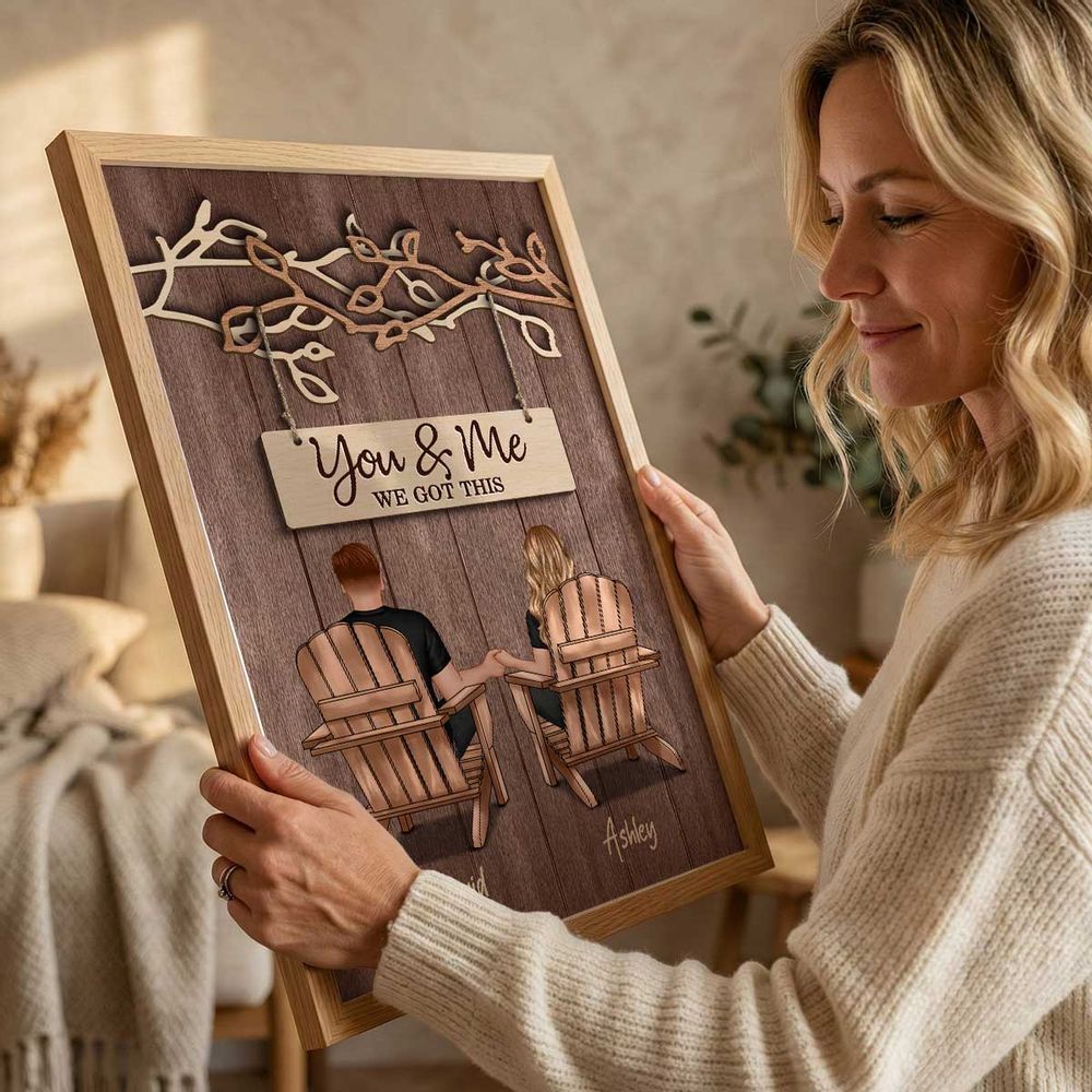 You & Me We Got This - Personalized Couple Under Eternal Tree Of Love Poster / Canvas