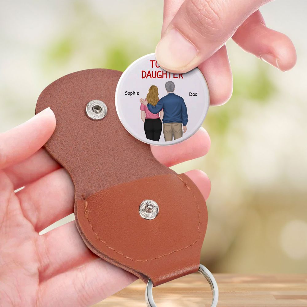 My Girl My Daughter - Personalized Custom Pocket Hug