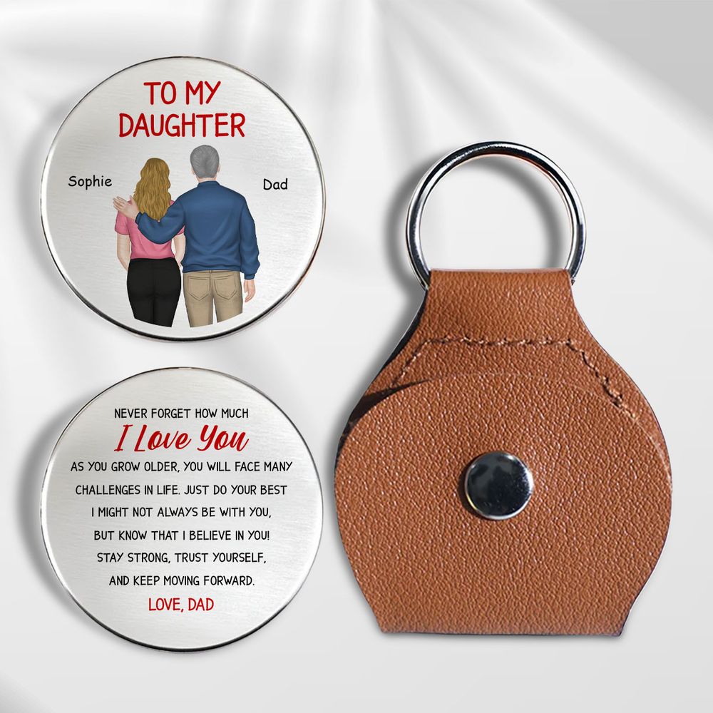 My Girl My Daughter - Personalized Custom Pocket Hug