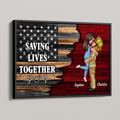 Personalized 'You & Me We Got This' Couple Occupation Canvas