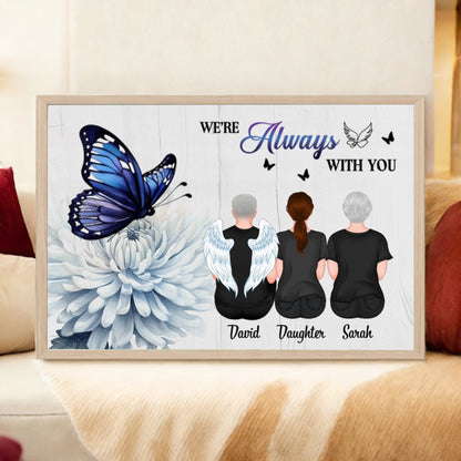 Personalized 'I Am Always With You' Canvas | Heartfelt Memorial For Loved One Gift