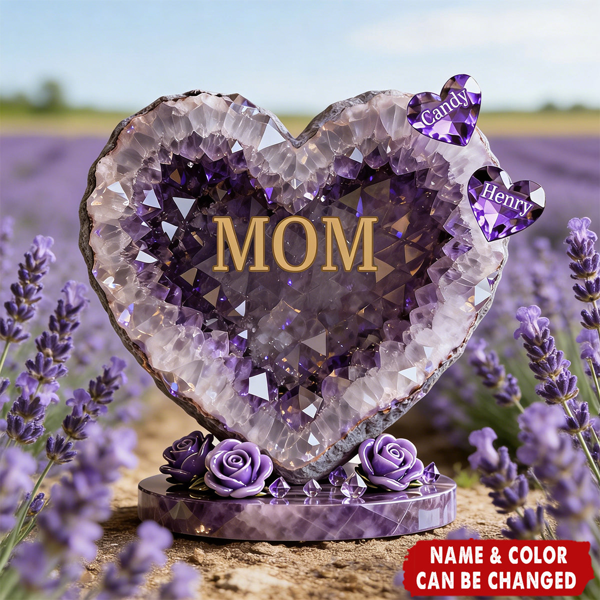 “Best Mom Ever” Personalized Shaped Acrylic Plaque - Custom Gift for Mother’s Day