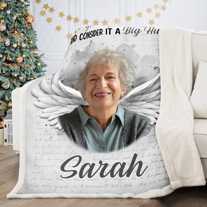 Custom Photo When You Miss Me - Customized Personalized Blanket