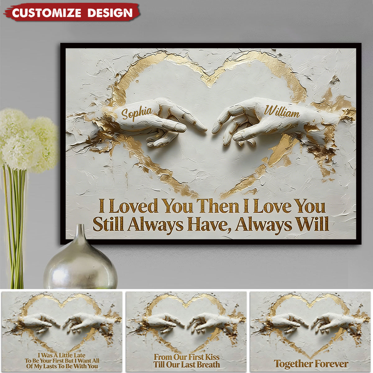 You And Me We Got This - Personalized Custom Couple Poster / Canvas