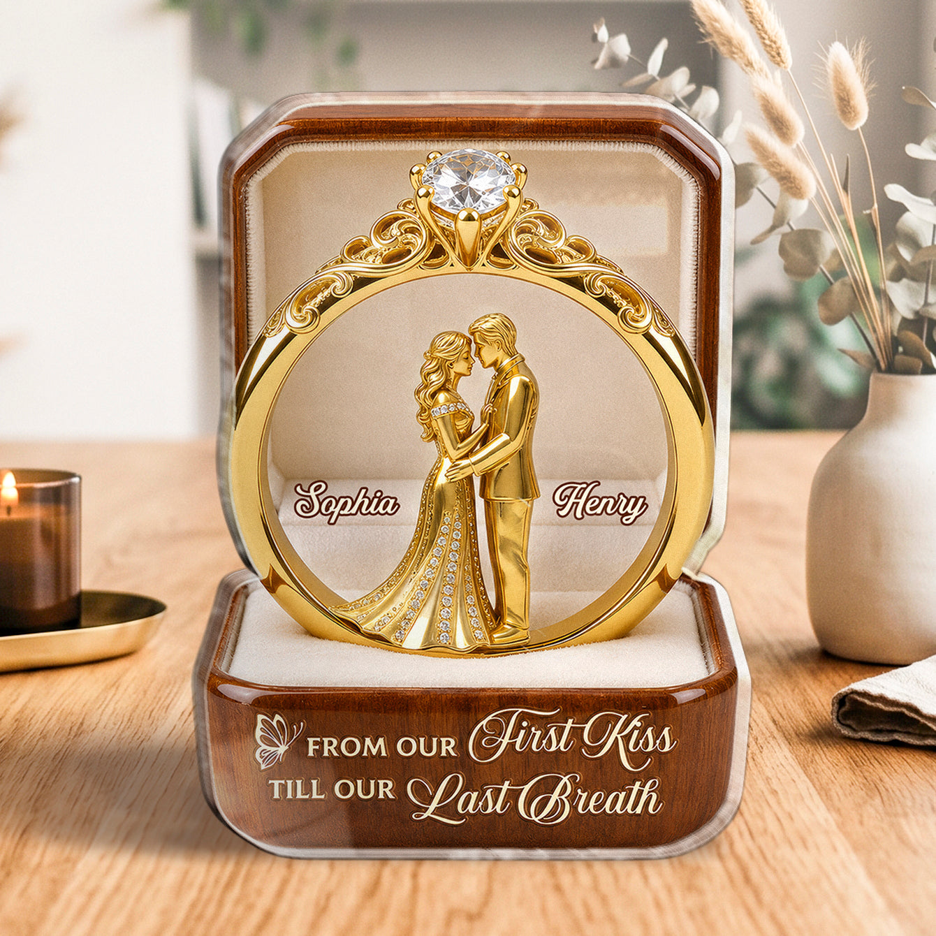 Plaque gift-ready design for Wife