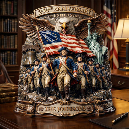 250 years USA - Personalized Plaque - Patriotic Gifts
