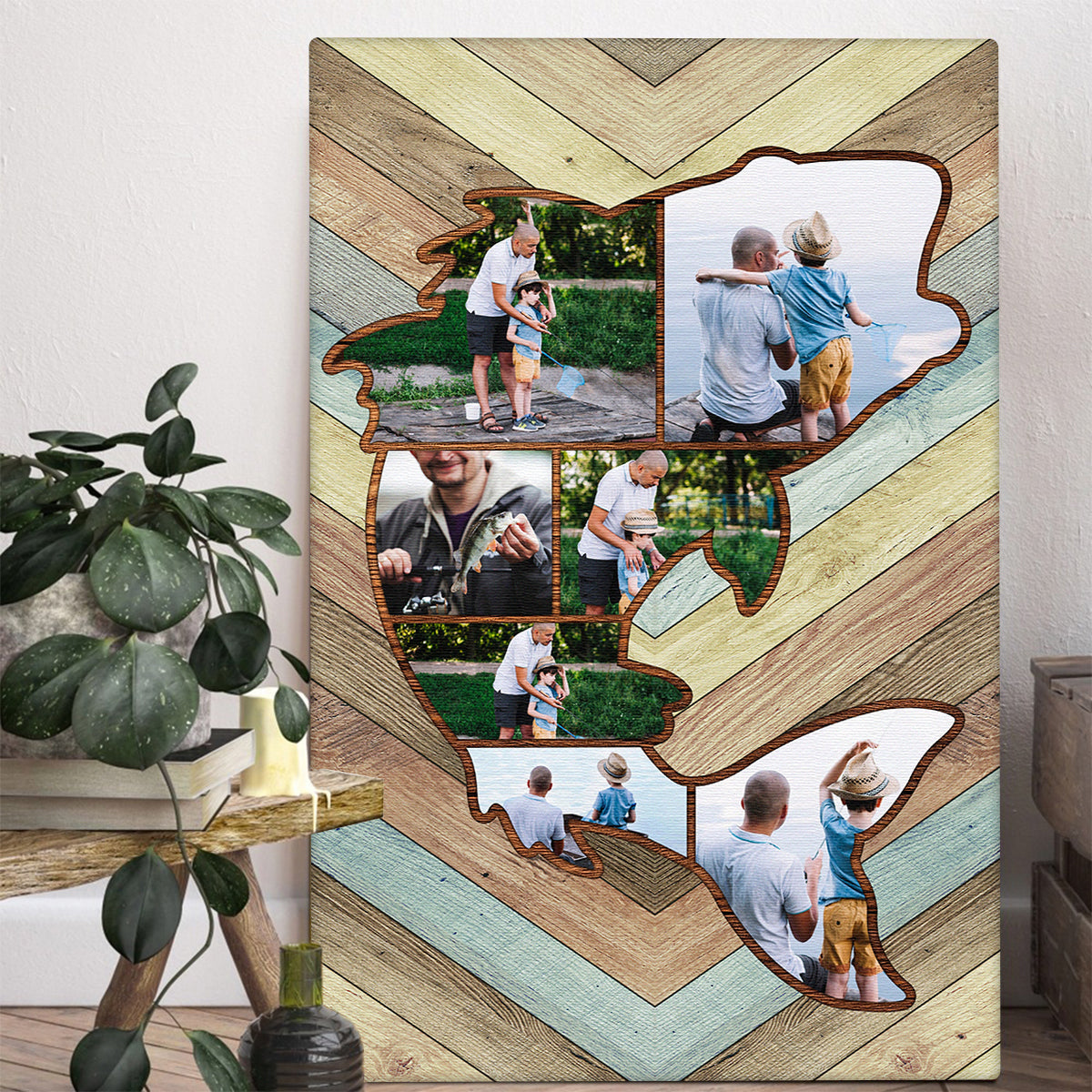Personalized Custom Fishing Memories Canvas / Poster - Gift For Fishing