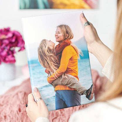 Personalized Photo Canvas: Custom Wedding & Anniversary Gift for Couples