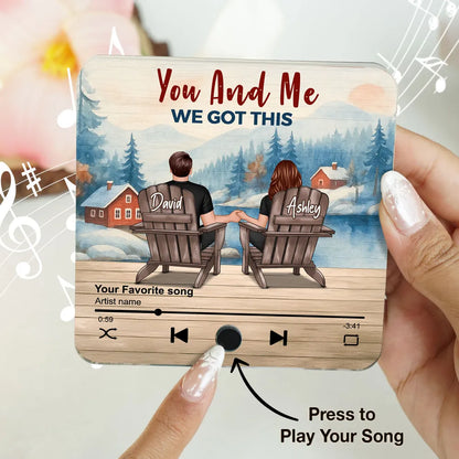 And So Together - Personalized Music Fridge Magnet