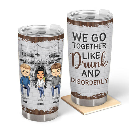 We're Not Sugar And Spice And Everything Nice We're Sage And Hood Best Friends - Bestie BFF Gift - Personalized Custom Tumbler