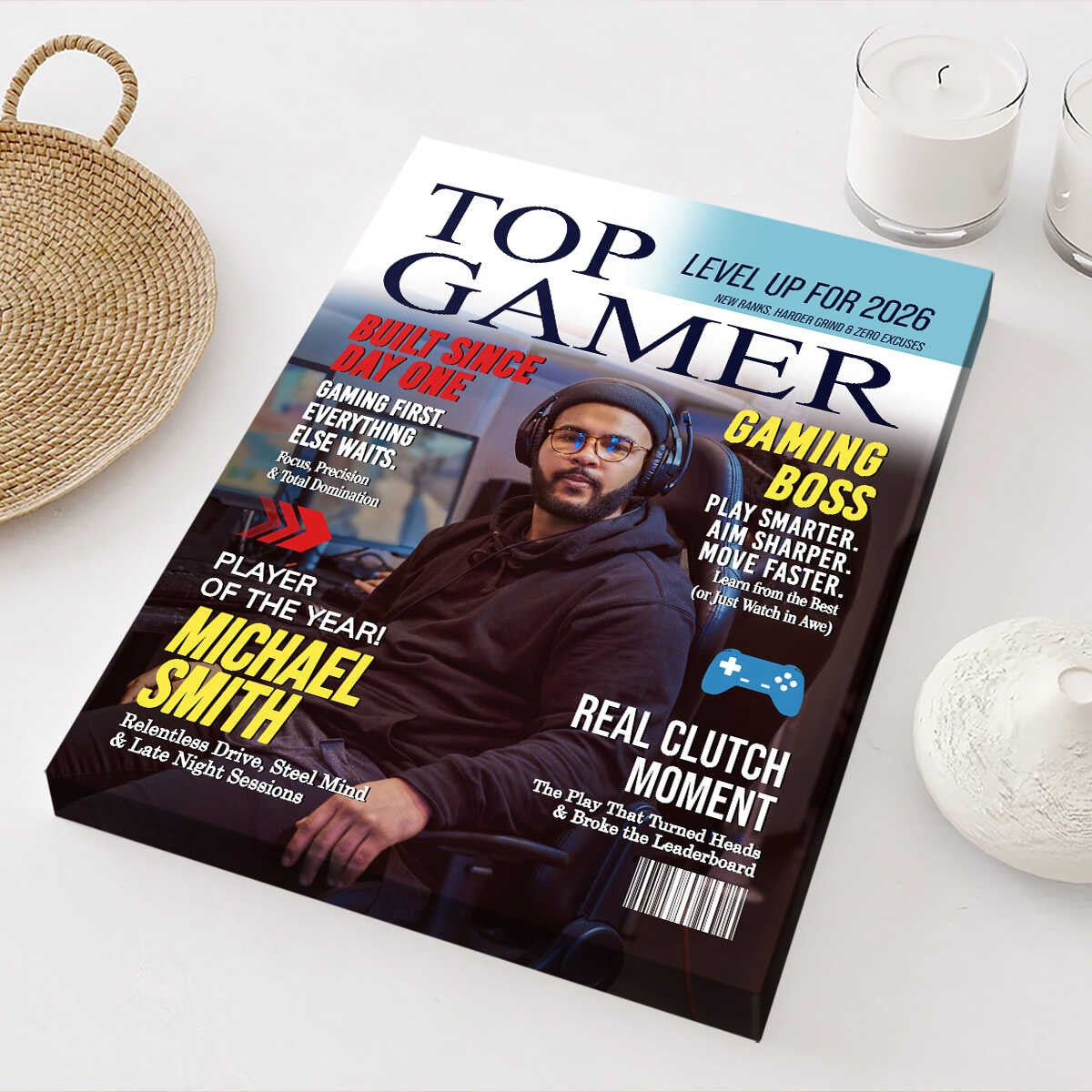 Personalized Gamer Gift personalization view for Dad
