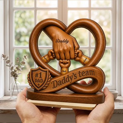 Wood Sign detail view for Dad