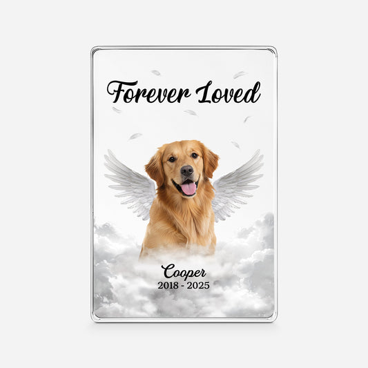 Personalized Dog Memorial Plaque for Dog Lovers with personalized design details for meaningful gifting