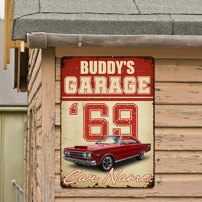 Personalized Custom Car Metal Sign - Custom with Text And Upload Photo