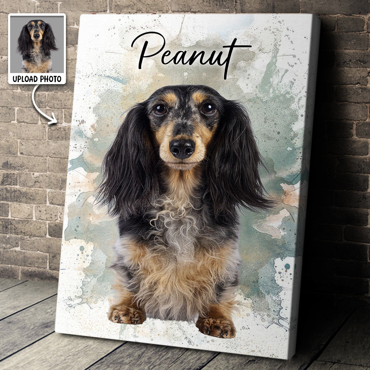 Personalized Customized Pet Photo Canvas / Poster - Custom Gift For Pet Lovers