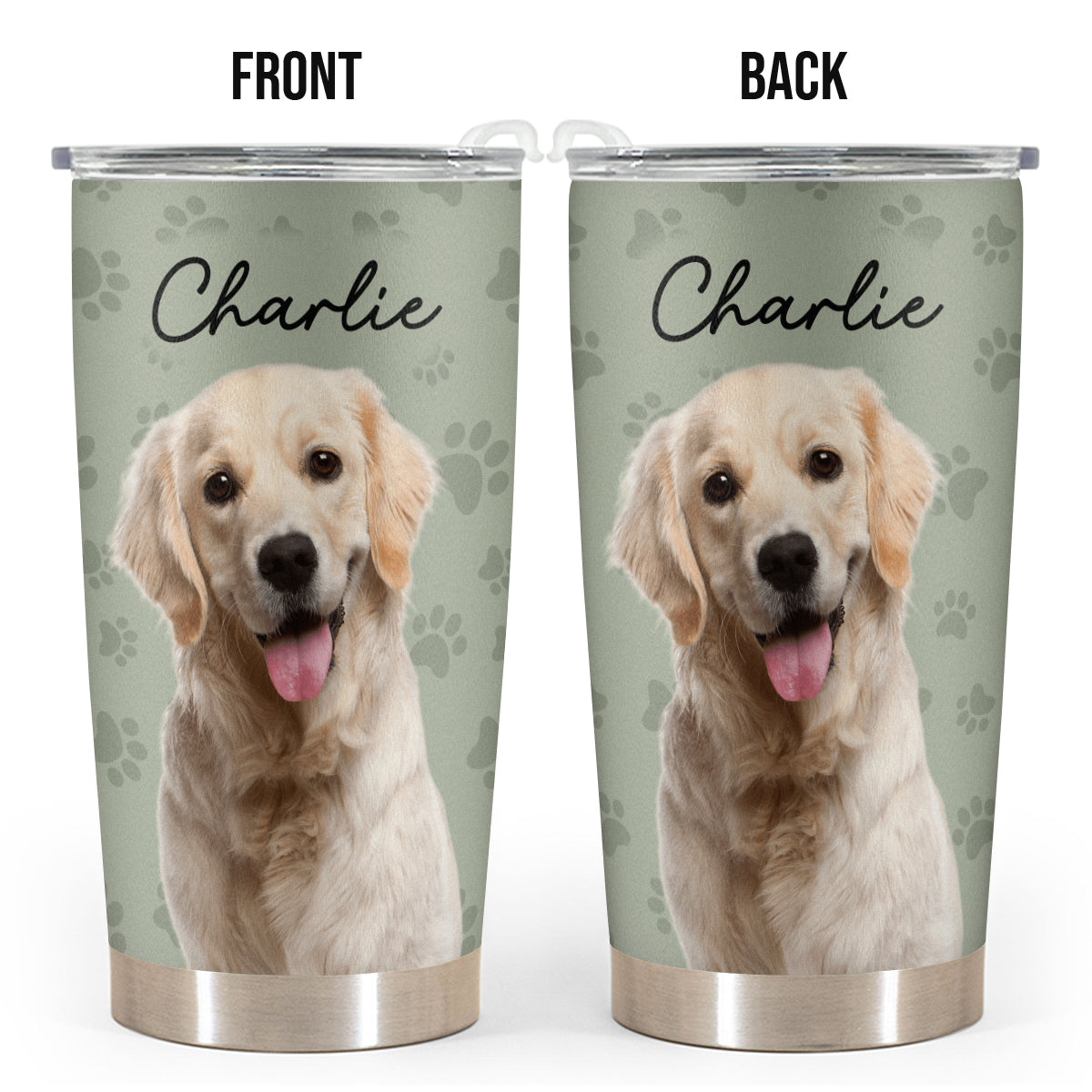 Custom Photo Your Pet - Personalized Custom Tumbler