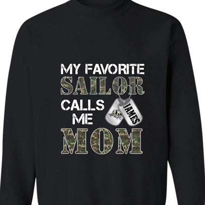 "My Favorite Soldier Calls Me…" - Custom Military Family Proud T-Shirt