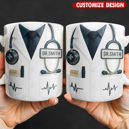 Personalized Doctor’s Coat Mug - The Perfect Medical Gift