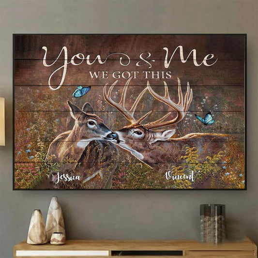 You&Me We Got This - Personalized Canvas / Poster