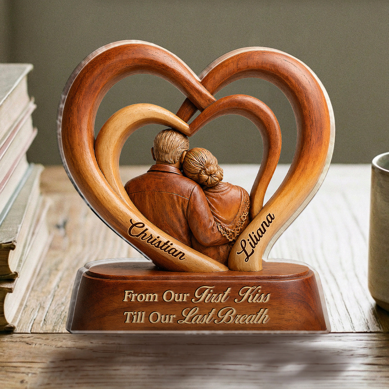 Plaque gift-ready design for Wife