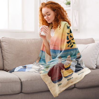 Until We Meet Again - Personalized Custom Memorial Blanket