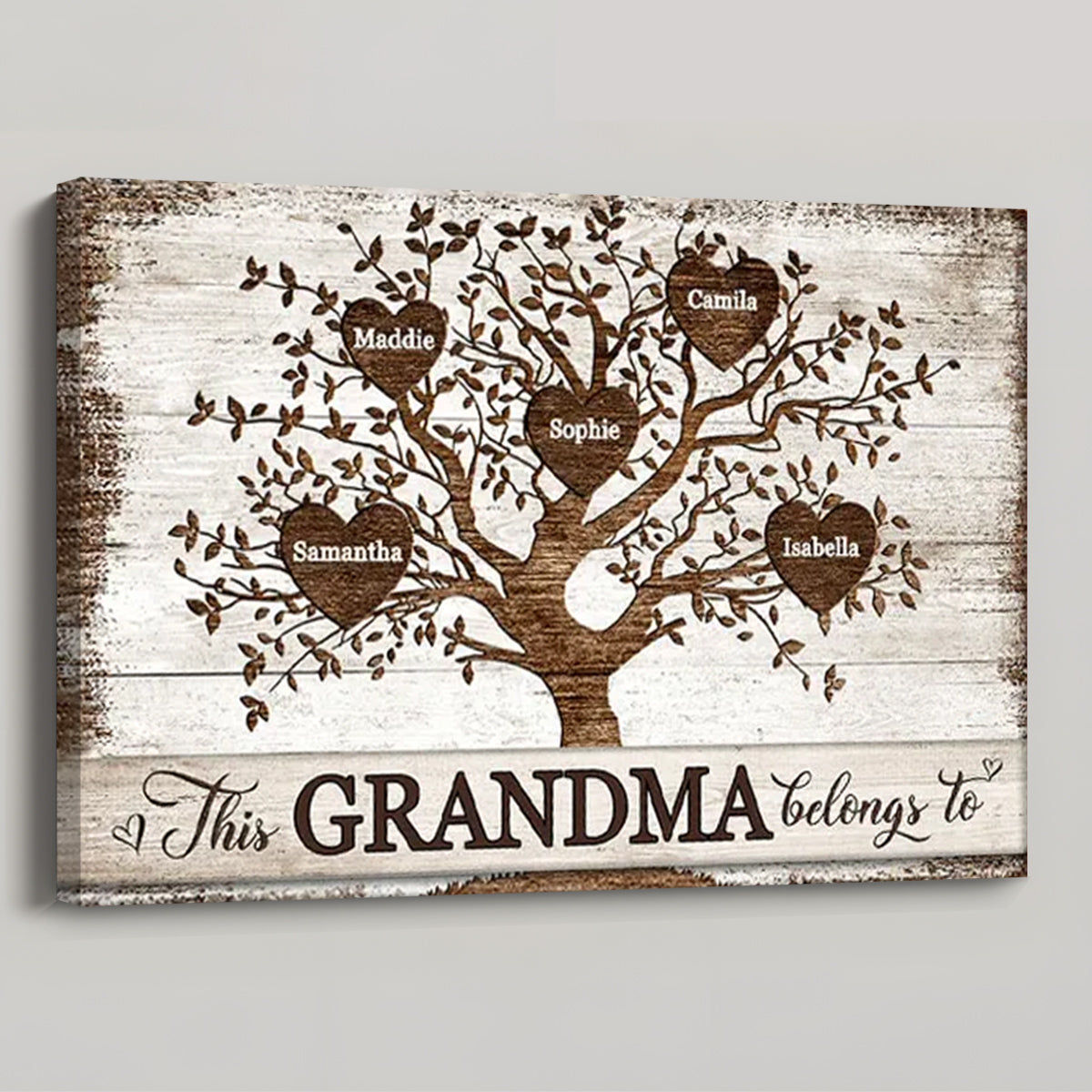 This Grammy Belongs To - Personalized Family Poster/Canvas