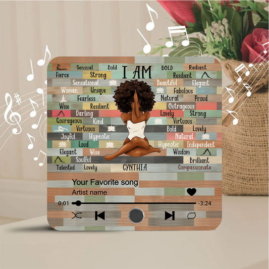 I AM - Personalized Acrylic Music Magnet