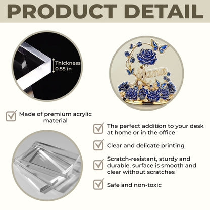 Personalized “Mom & Grandma Forever” Acrylic Plaque - Mother’s Day Gift