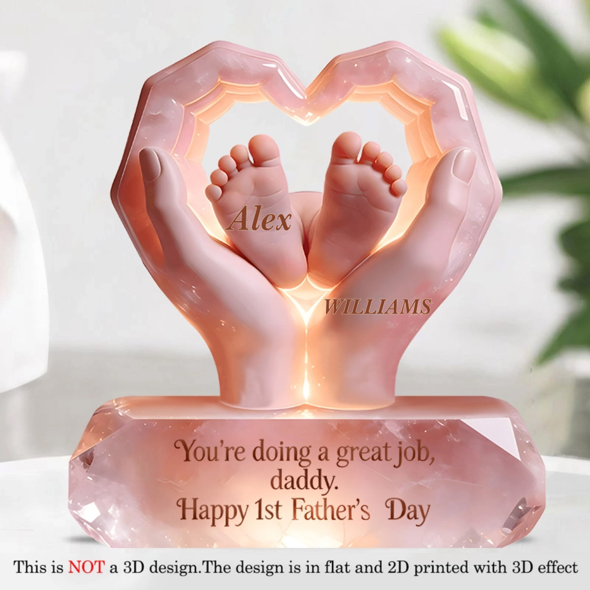 You're Doing A Great Job - Personalized Plaque - Gift For Dad