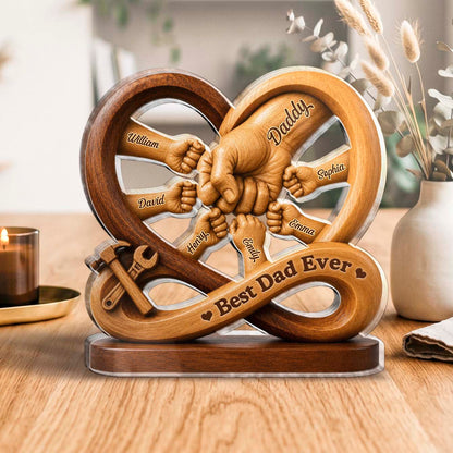 Plaque gift-ready design for Dad