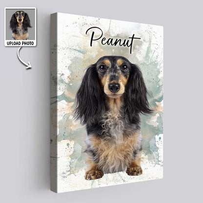 Personalized Customized Pet Photo Canvas / Poster - Custom Gift For Pet Lovers