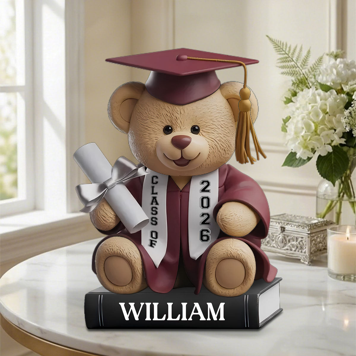 Personalized Graduation Acrylic Plaque personalization view for Son/Grandson