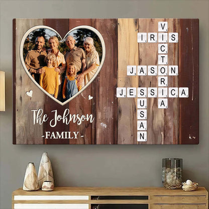 “Forever A Family” - Personalized Custom Photo Canvas/poster